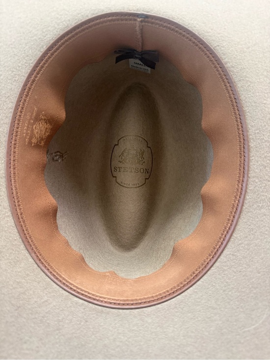 Stetson The Rapture like new Wide Brim Felt Hat in Mushroom Leather Band small main image 9